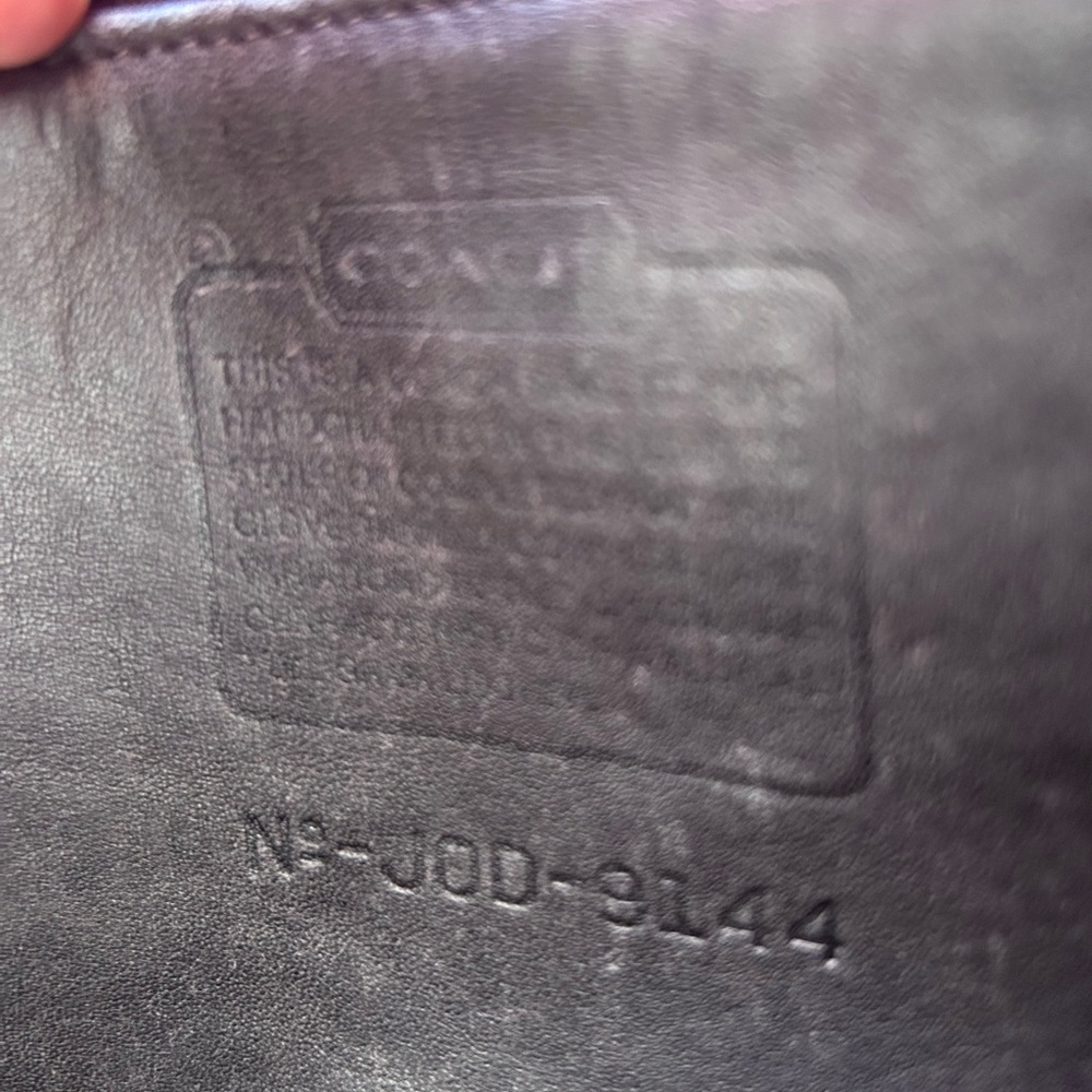 Vintage Coach 9144 Legacy BLACK Leather Studio Flap Crossbody Bag USA - Picture 13 of 14